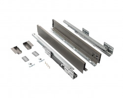 Комплект ящика Firmax Smartline, длина 550 мм, высота 84 мм, Push-to-Open, антрацит, FRM0755.043/84P