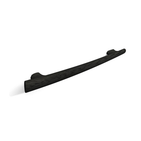 Ручка-скоба деревянная Bow, дуб, черный, 192мм/265мм, Россия